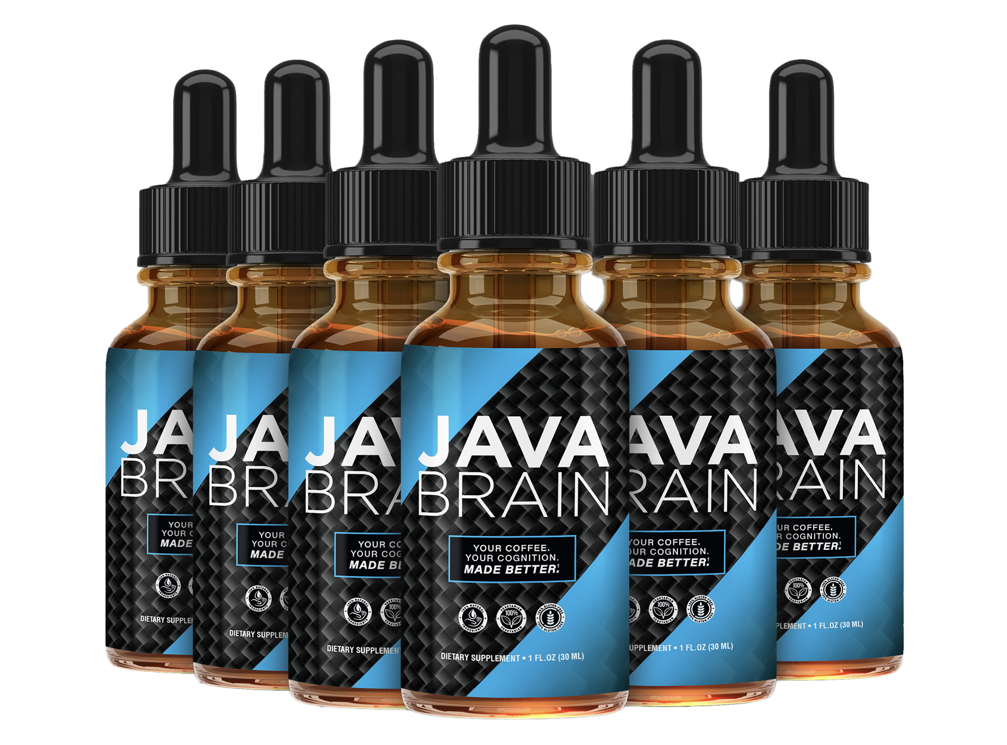 Java Brain 5-bottle bundle for long-term cognitive enhancement